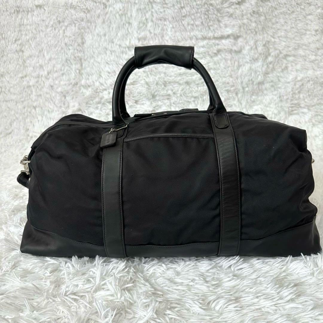 美品✨COACH コーチ ボストンバッグ 5497 レザー ナイロン 斜め掛け