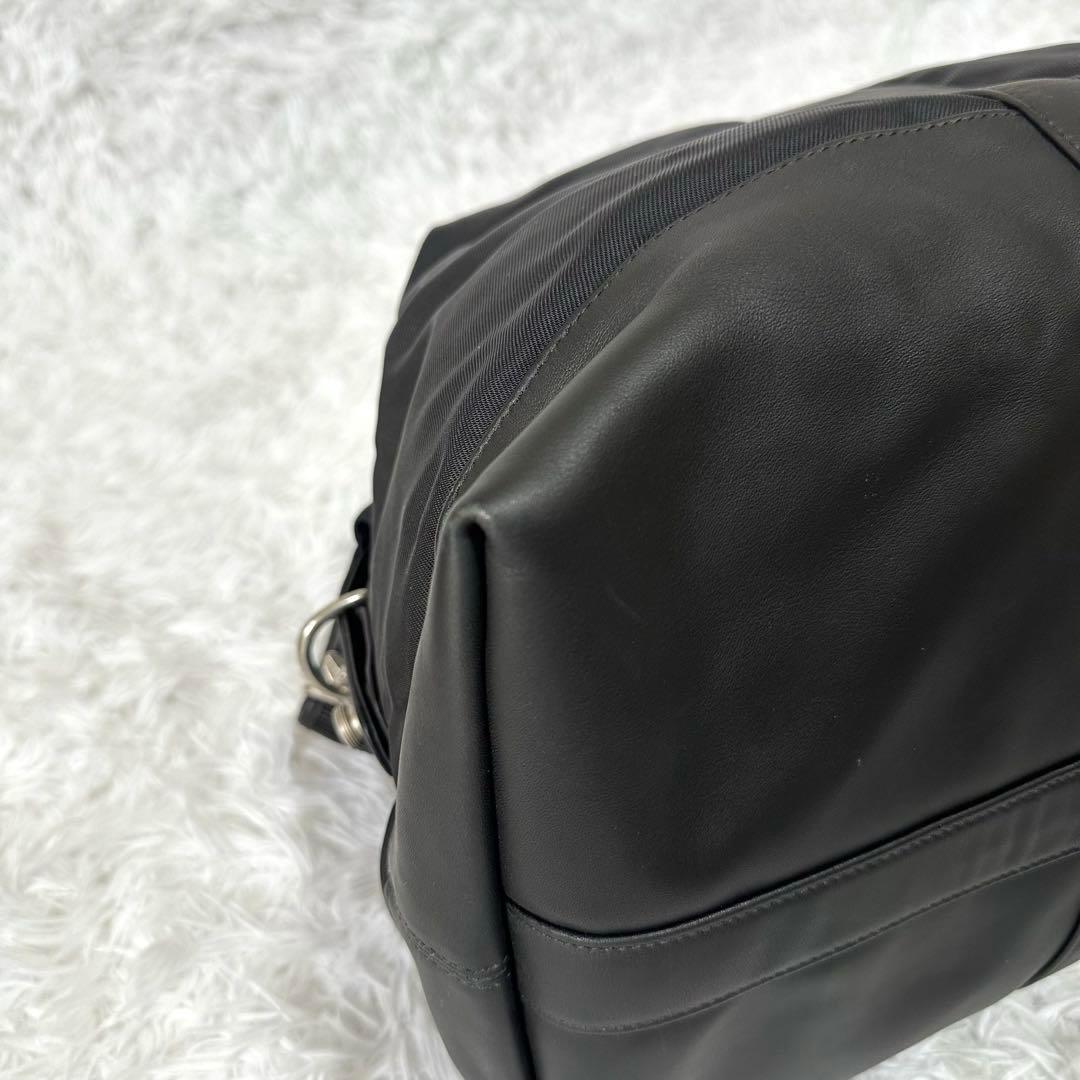 美品✨COACH コーチ ボストンバッグ 5497 レザー ナイロン 斜め掛け