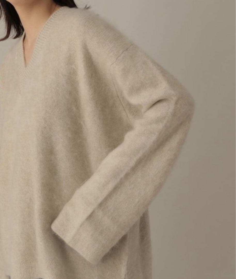 【美品】Chaos カオス　ノルマンディ　カシミヤ　100 Vネックプルオーバー