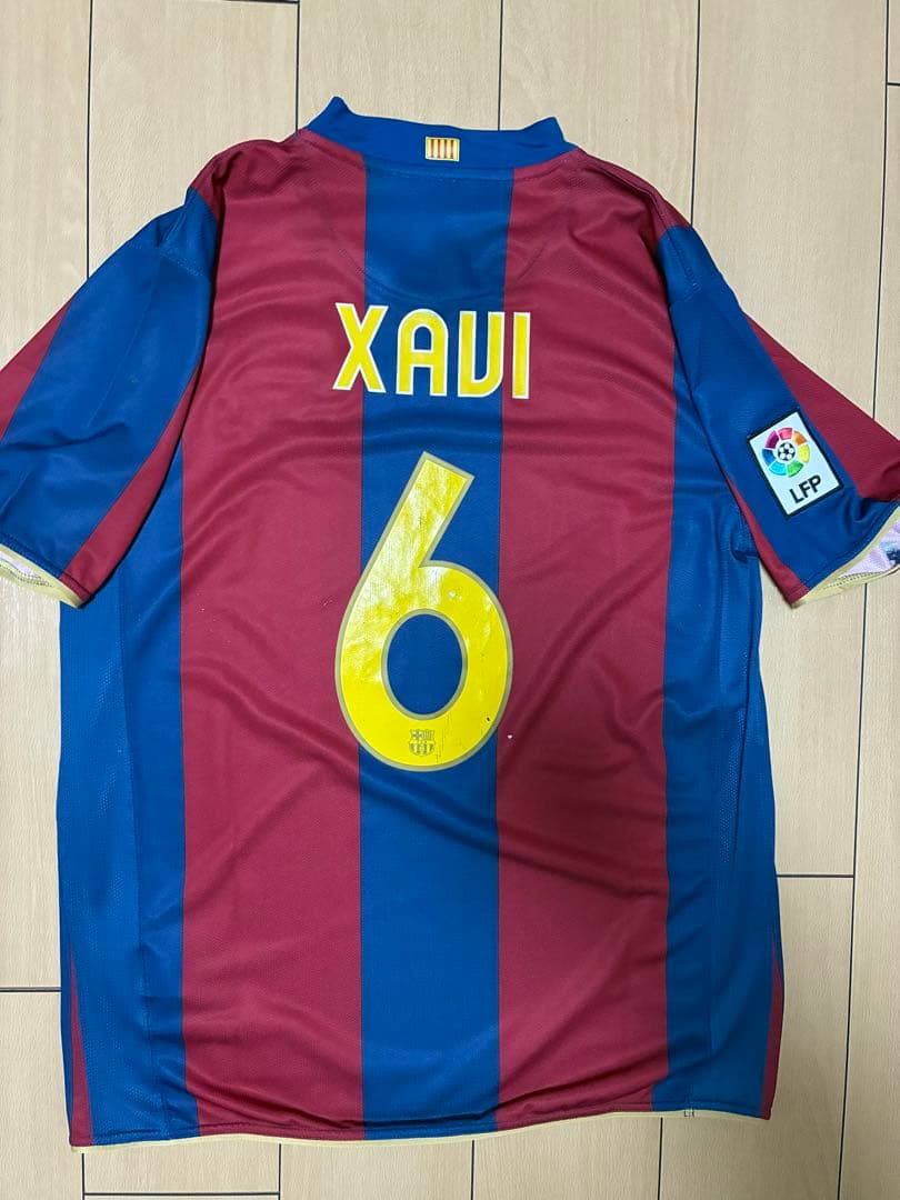 【00sヴィンテージ】カンプノウ50周年記念　FCバルセロナ8番シャビ