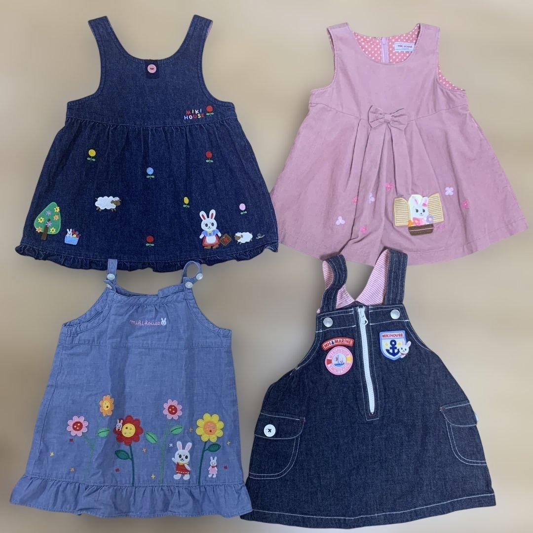MIKI HOUSE ワンピースブラウスセット まとめ売り　サイズ80
