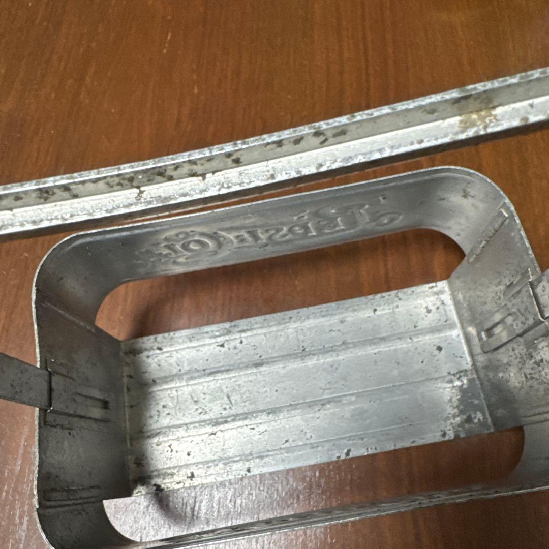 レア　ビンテージ　PEPSI-COLA レトロ金属製ディスプレイバスケット