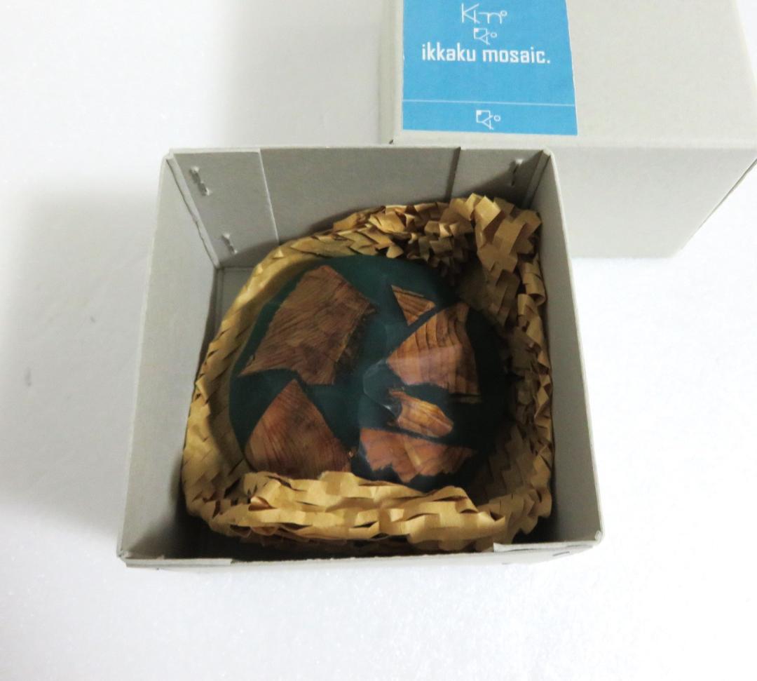 新品 ikkaku mosaic. × KI-no レジン ウッド オブジェ
