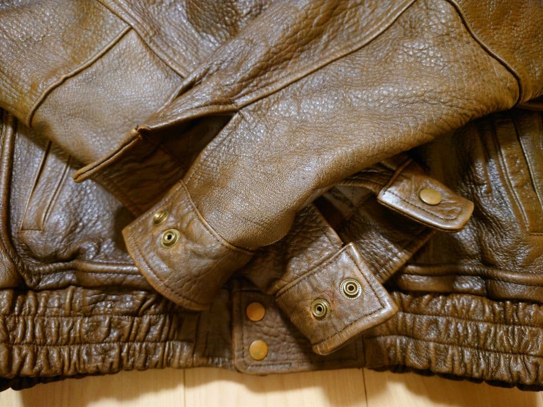 ​【メンテ済LL】G-1 レザージャケット 羊革 本革 フライトジャケット ボア