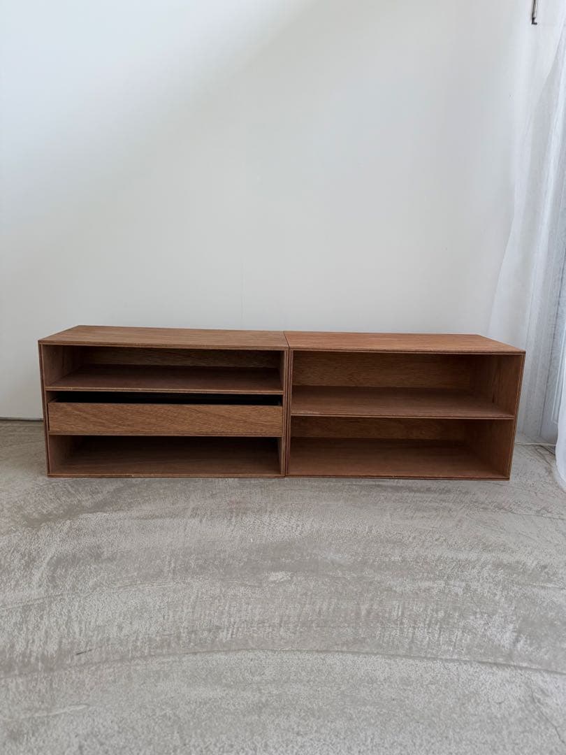 LAUAN SHELVES 3段ナチュラル　D&DEPARTMENT