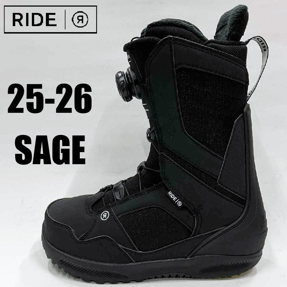 【新品】25-26 RIDE SAGE 24.0cm 女性用スノーボードブーツ