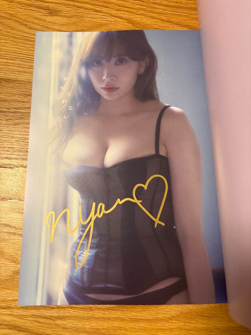 小嶋陽菜　かもしれない写真集　サイン入りトレカ付き
