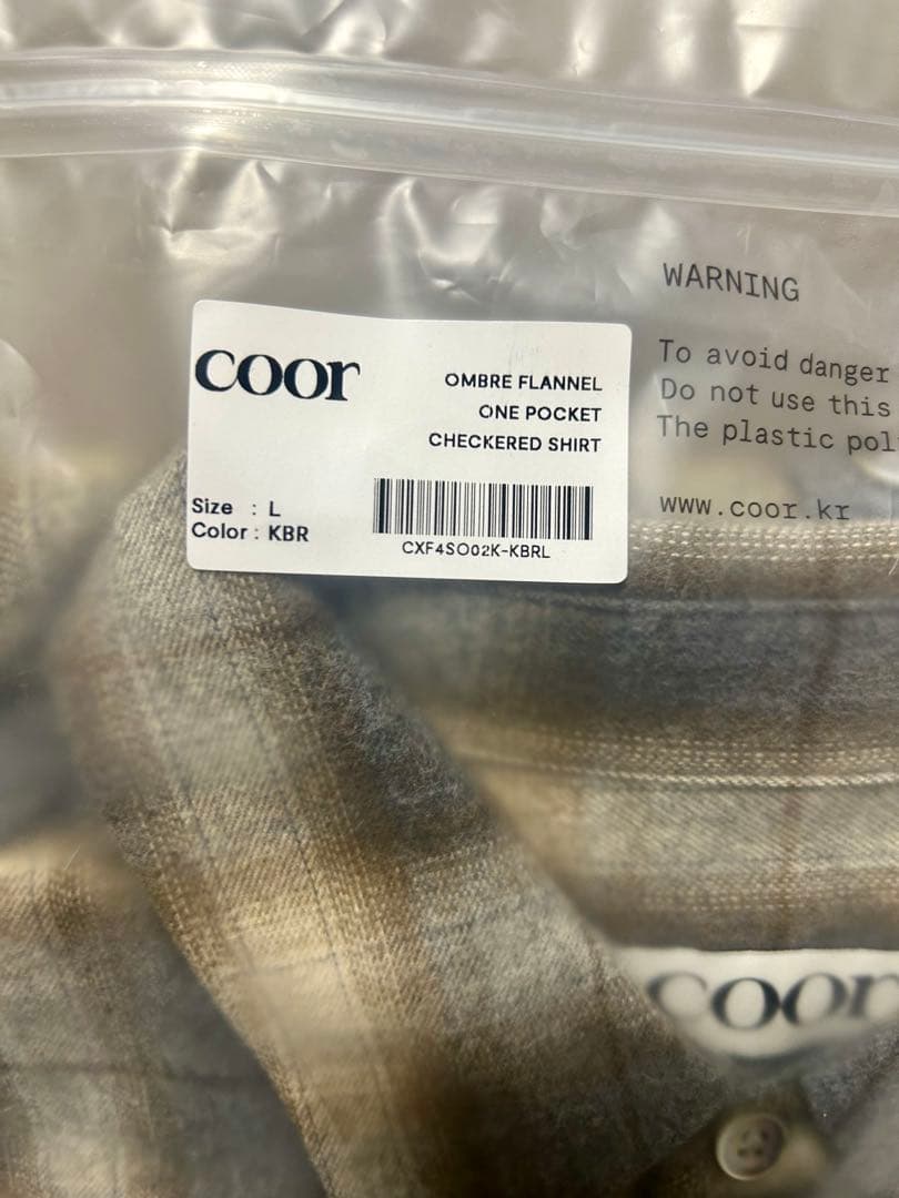 松*本様 【COOR】Ombre Flannel OnePocket Check