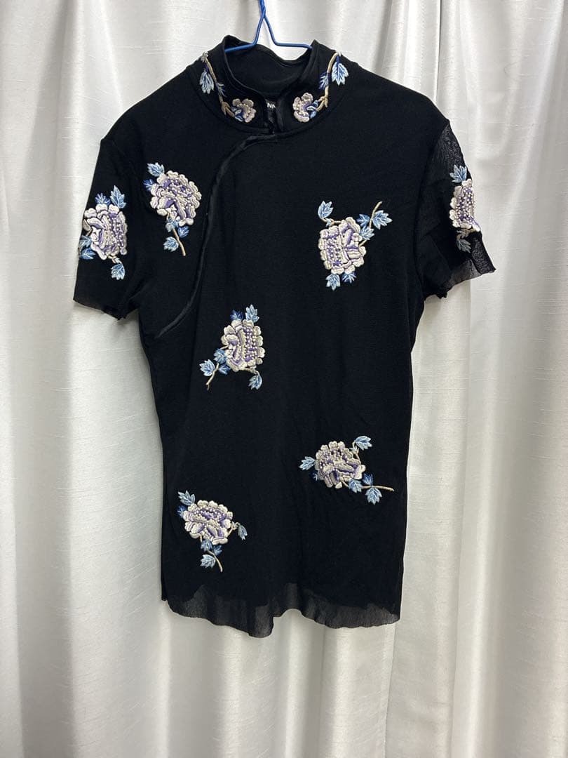 ヴィヴィアンタム　チャイナシャツ　トップス　花柄