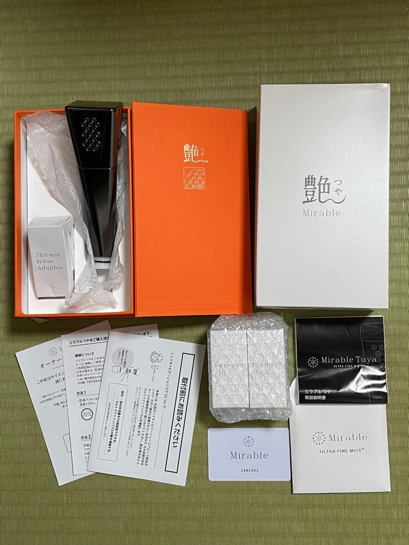 水木Mirable 艶 シャワーヘッド トルネードスティック2個付