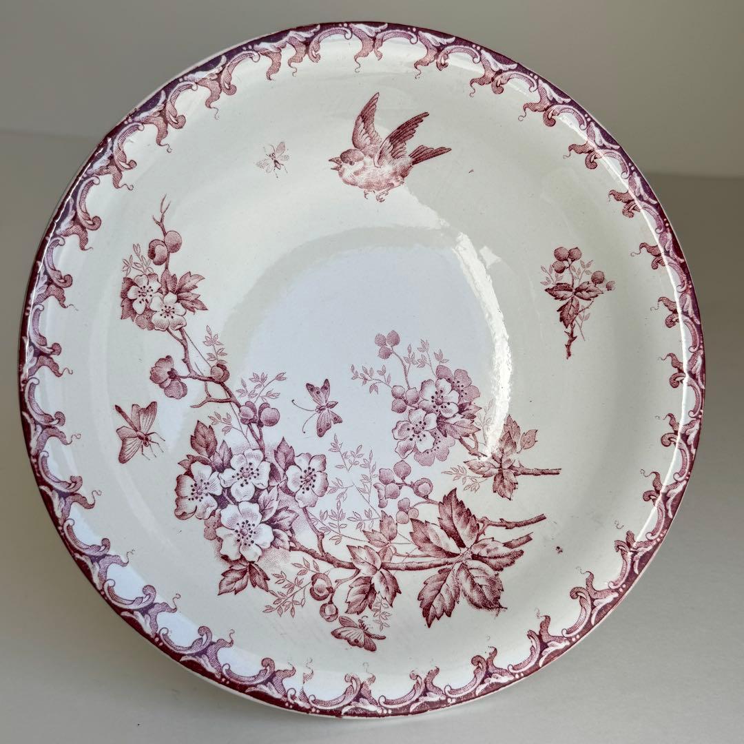 美品　フランスアンティーク　サンタマン　オーべピーヌ　コンポティエ