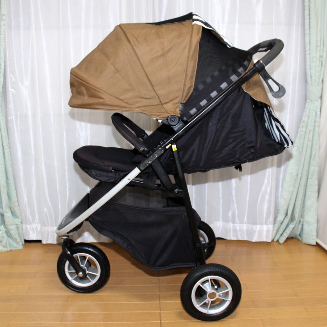 美品 Aprica Smooove AB スムーヴAB◆3輪ハイシートベビーカー