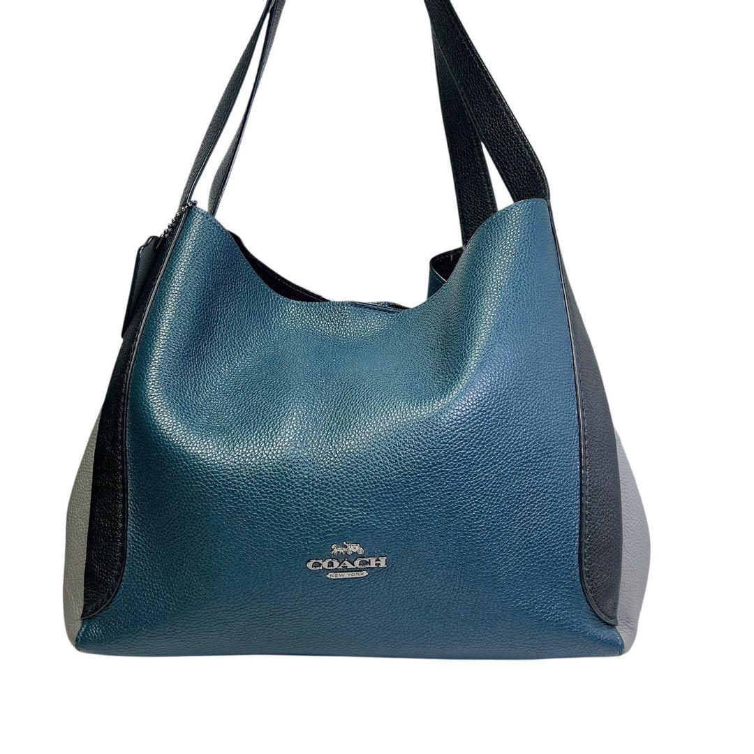 COACH コーチ ショルダーバッグ ハドリー ホーボー カラーブロック レザー