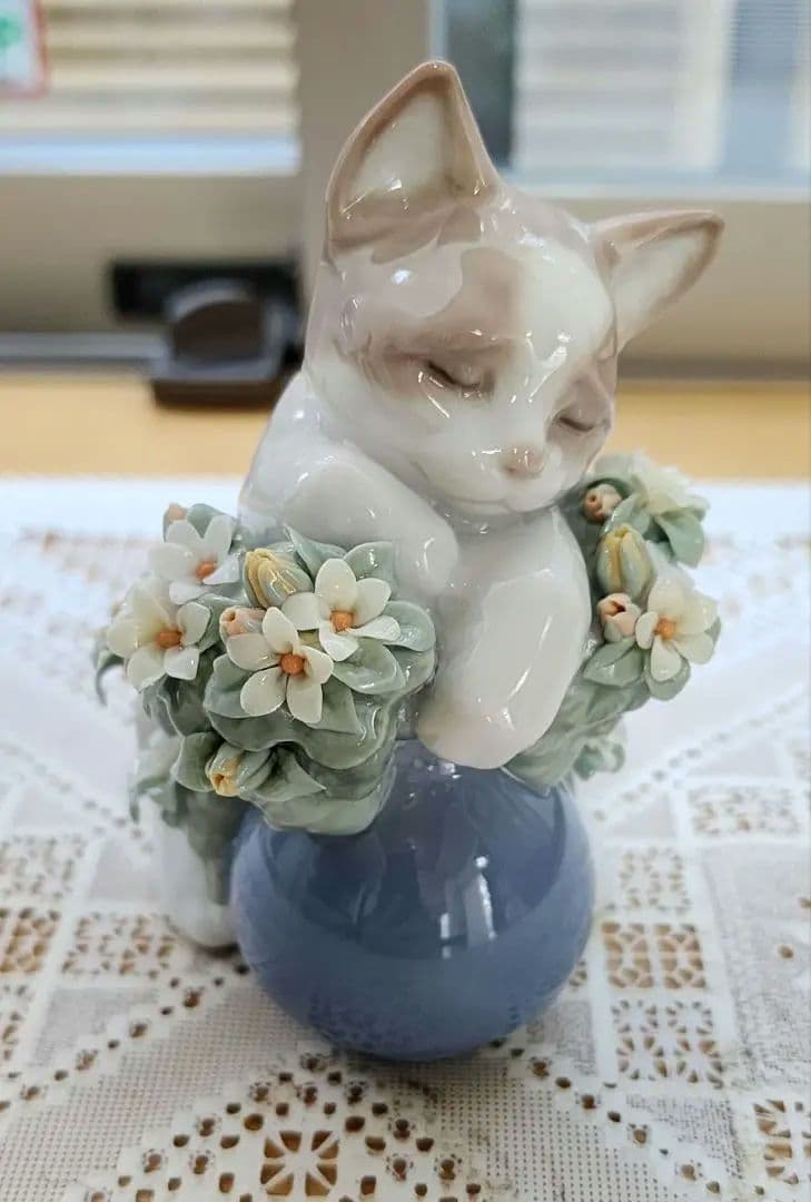 極美品 LLADRO リヤドロ お昼寝の場所