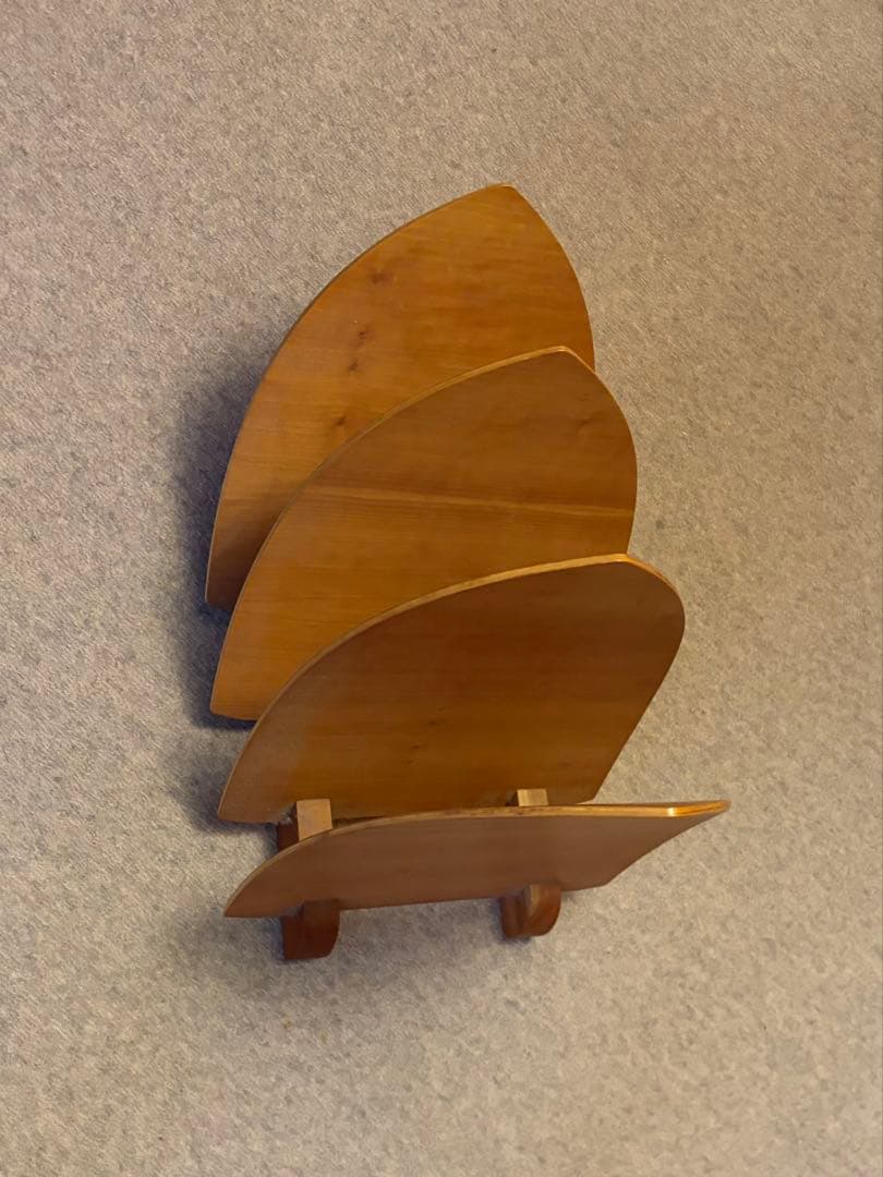 Porada ポラダ チェリー材 壁掛け・置き型 飾り棚 ラック