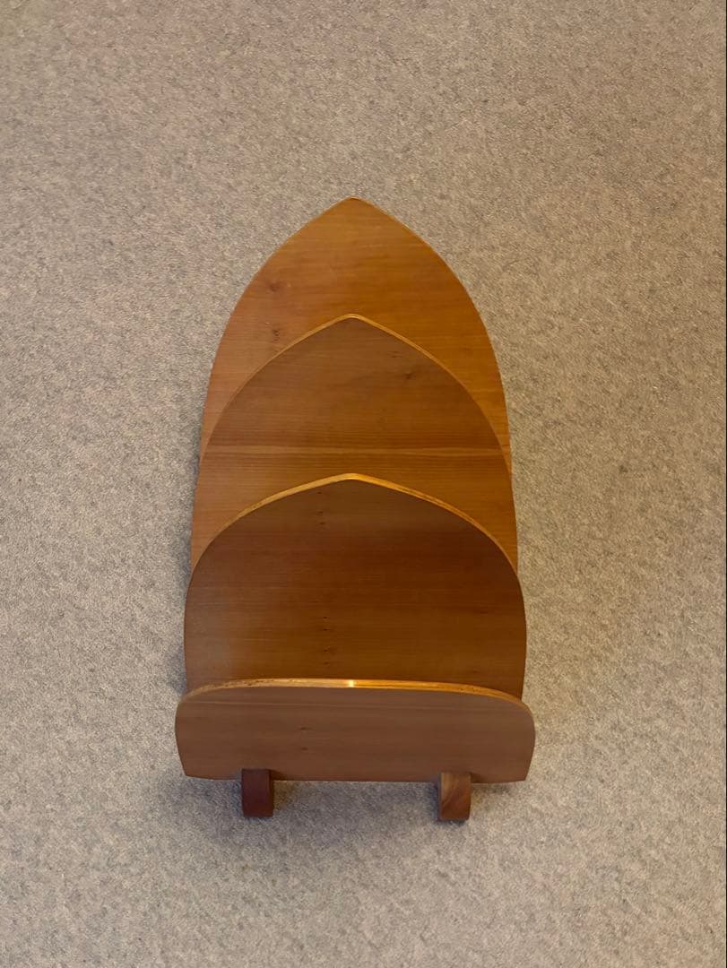 Porada ポラダ チェリー材 壁掛け・置き型 飾り棚 ラック