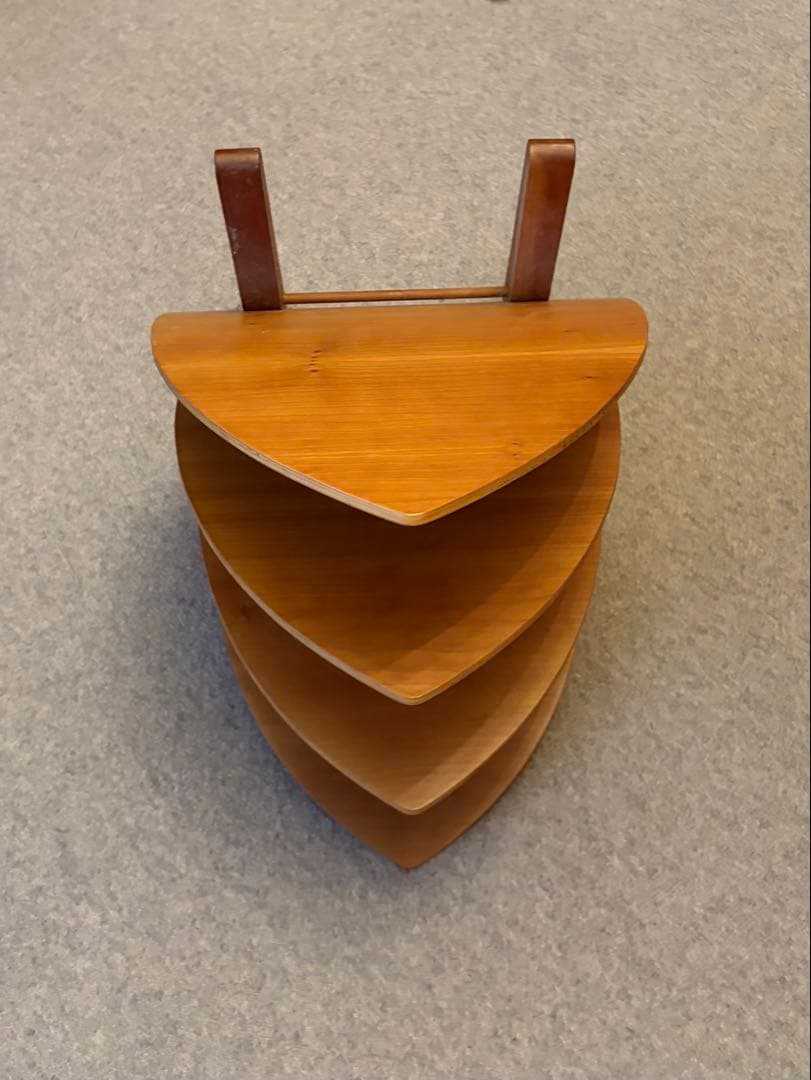 Porada ポラダ チェリー材 壁掛け・置き型 飾り棚 ラック