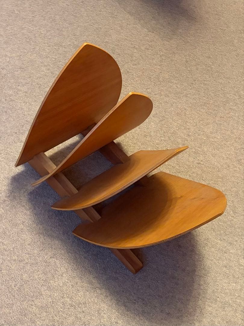 Porada ポラダ チェリー材 壁掛け・置き型 飾り棚 ラック