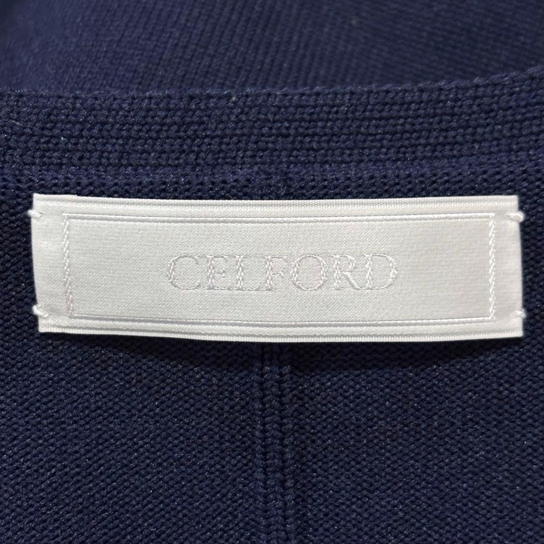 CELFORD ホールガーメントボリューム袖ワンピース 36