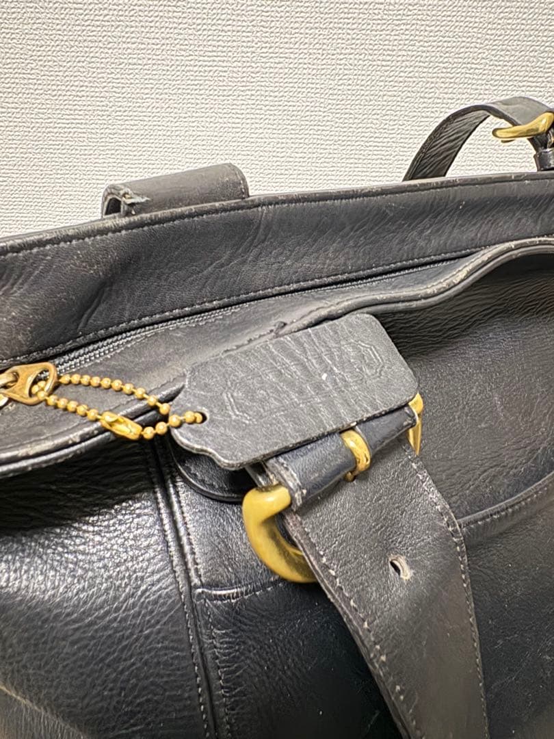 【USA製】OLD COACH 4155 レザートートバッグ 黒