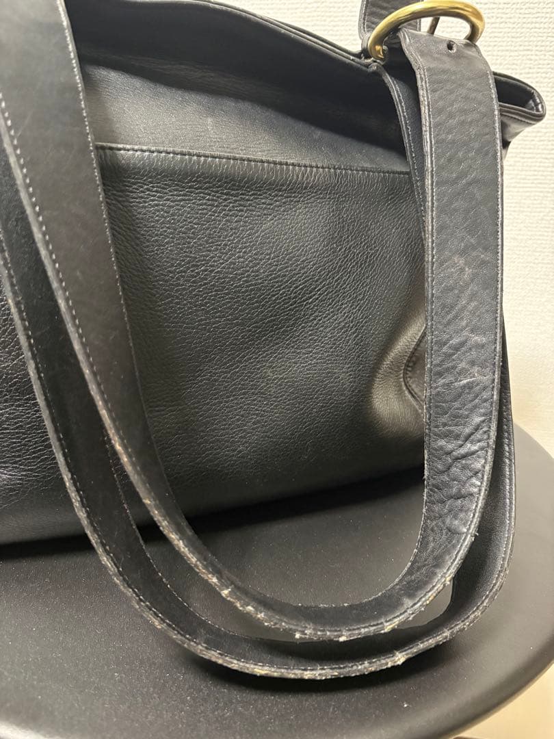 【USA製】OLD COACH 4155 レザートートバッグ 黒