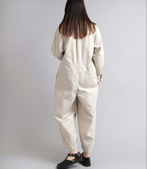 【新品未使用】RNA-Nシャツオールインワン ライトベージュ