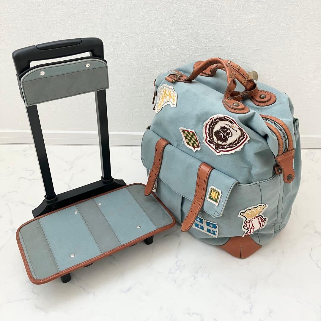 【希少】Dakota✨ダコタ　キャリーケース　デニム　ワッペン