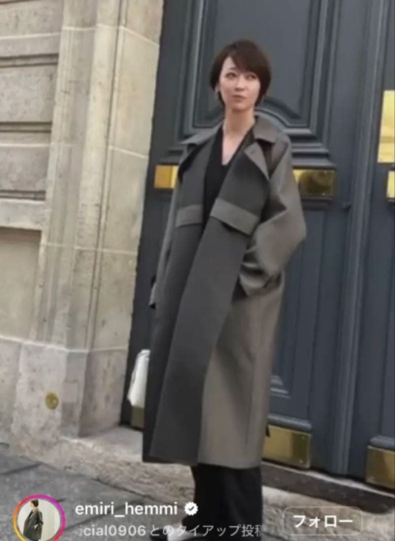 ⭕️新品タグ付き✨conte★リバー バルカラーコート★辺見えみり⭕️最終です