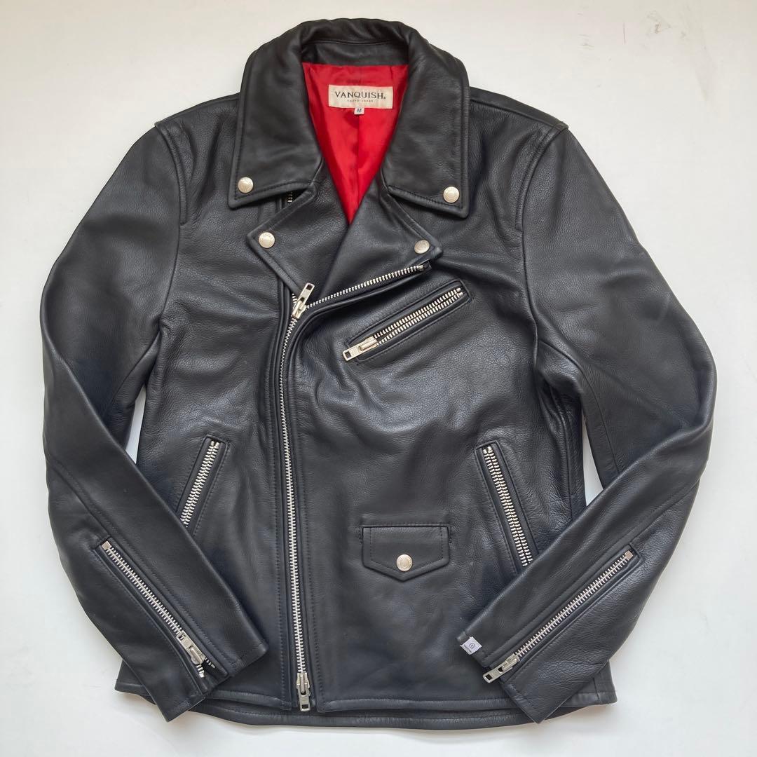 ジャケット・アウター VANQUISH doble leather riders jkt ew
