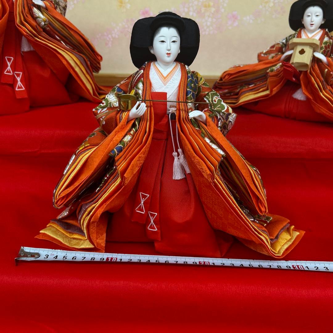 【364】ひな祭り＊雛人形＊三人官女＊