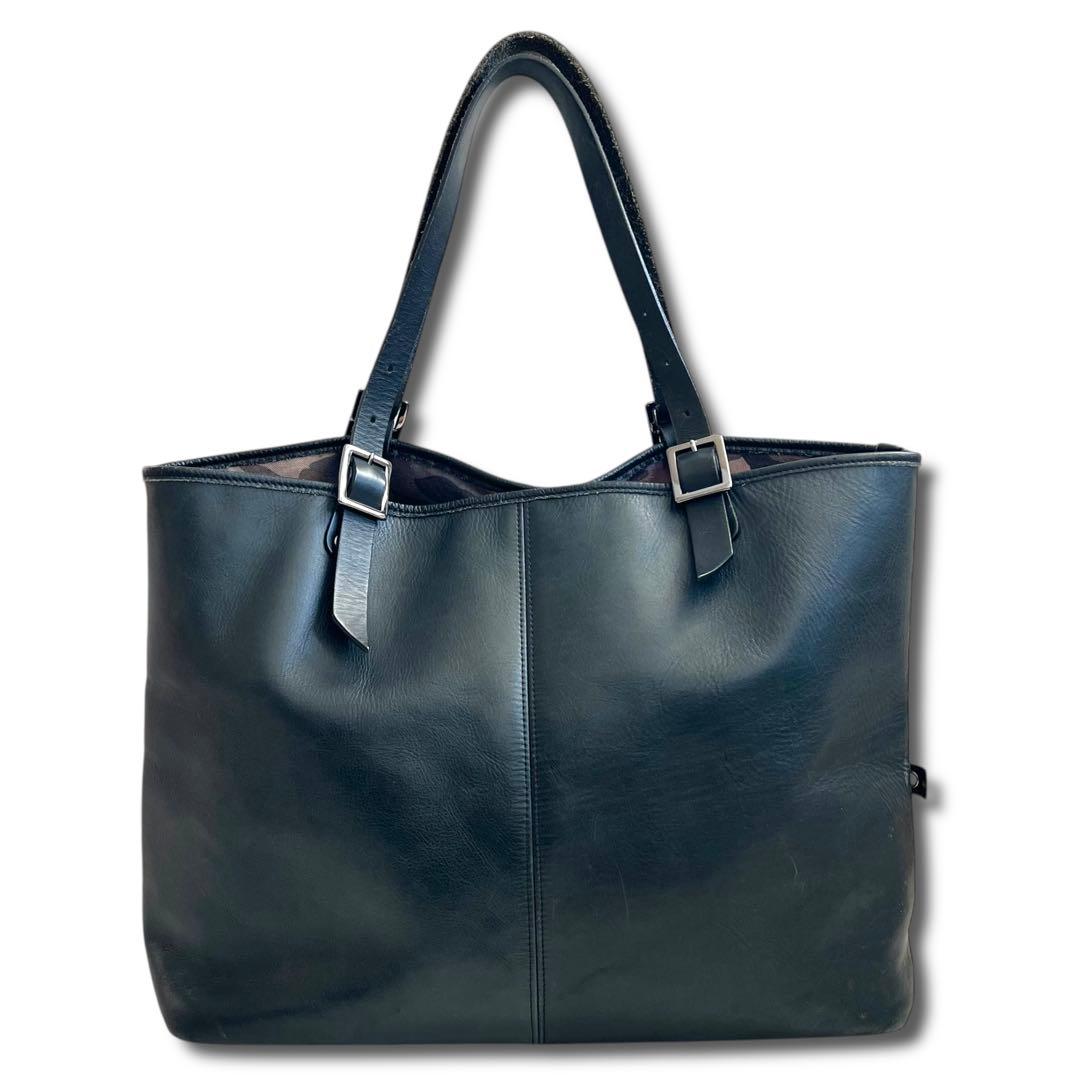 wjk レザー トート ハンド バッグ ダーク グリーン カモ 肩掛け A4