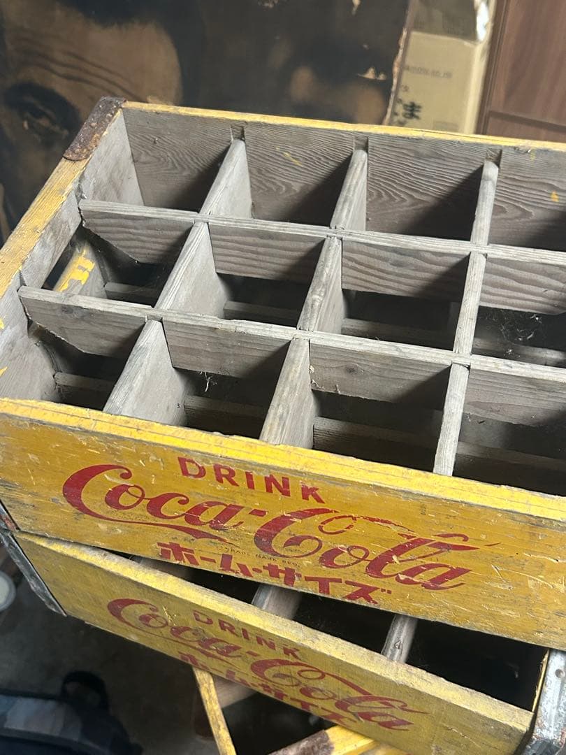 【オールドヴィンテージ】コカコーラ ヴィンテージ木製ボックス　4箱