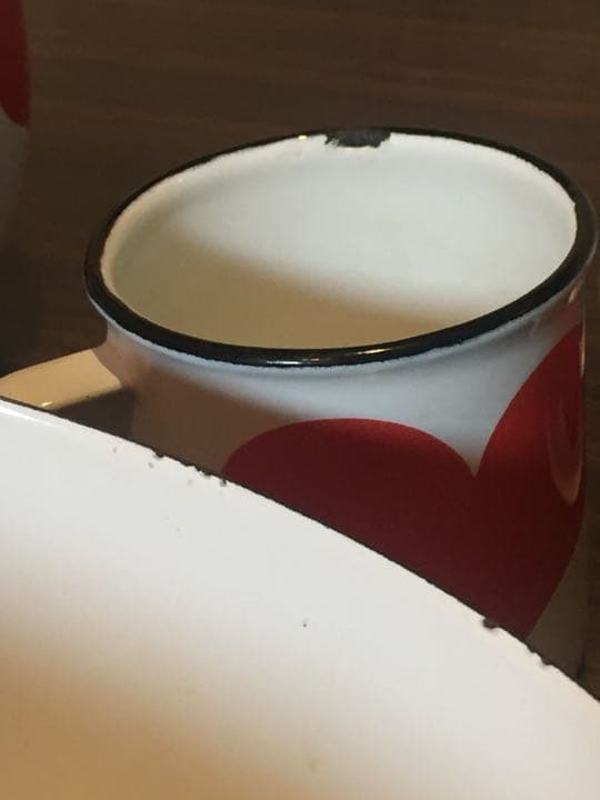 ビンテージ アラビア finel カイ フランク ハート セット