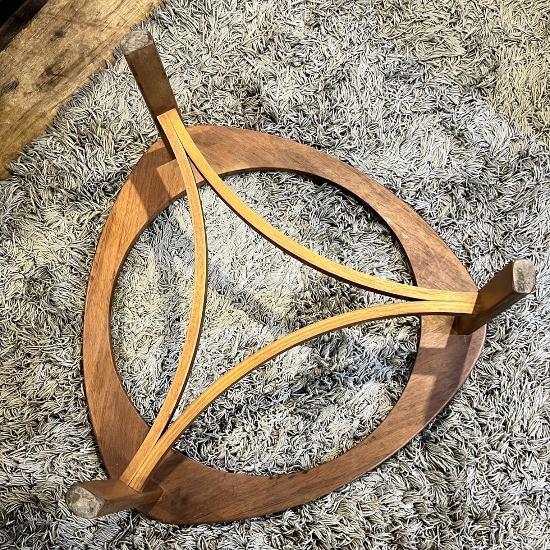 【さば出品】イギリス製 Nathan ネイサン ヴィンテージ ガラストップ