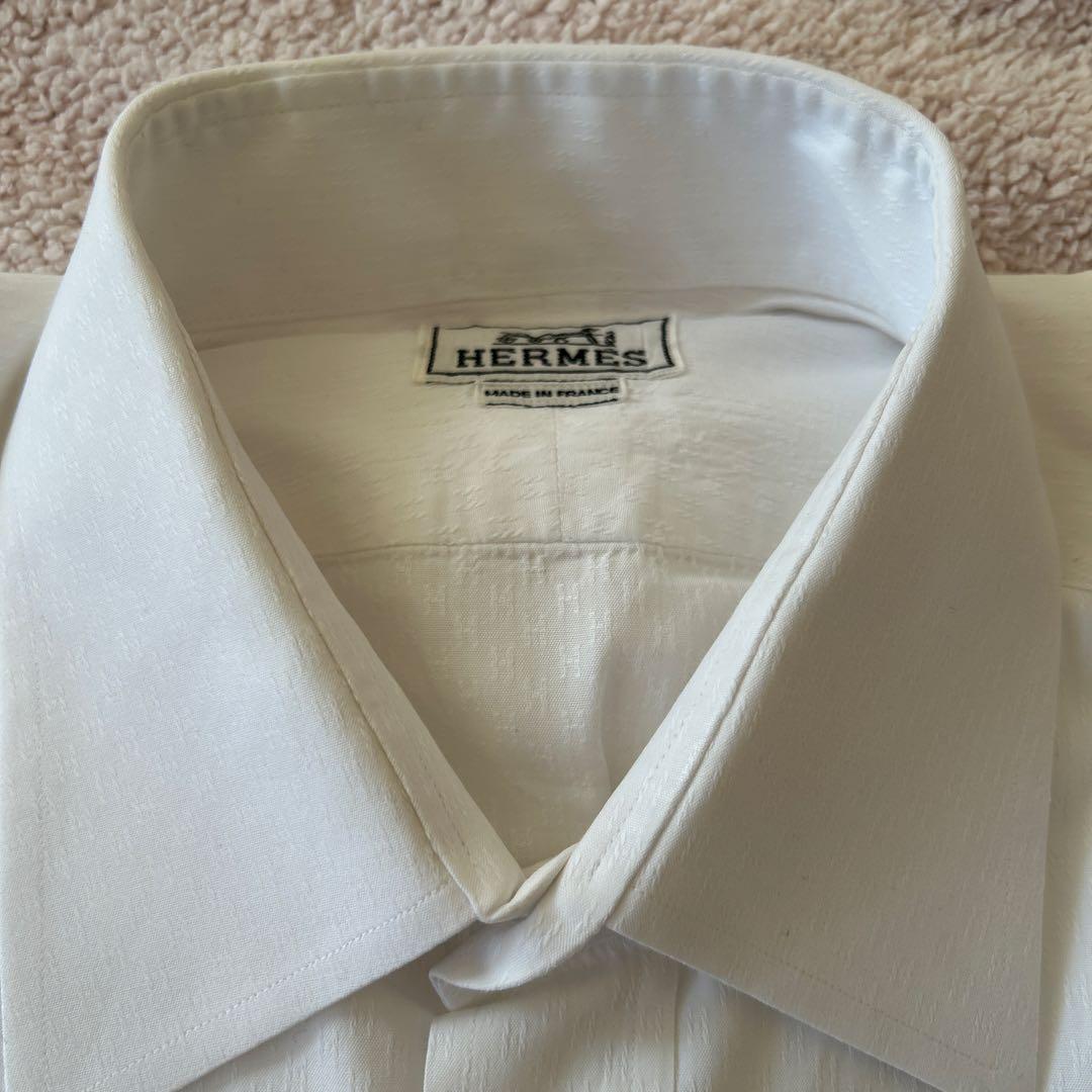 HERMES ホワイト ワイシャツ