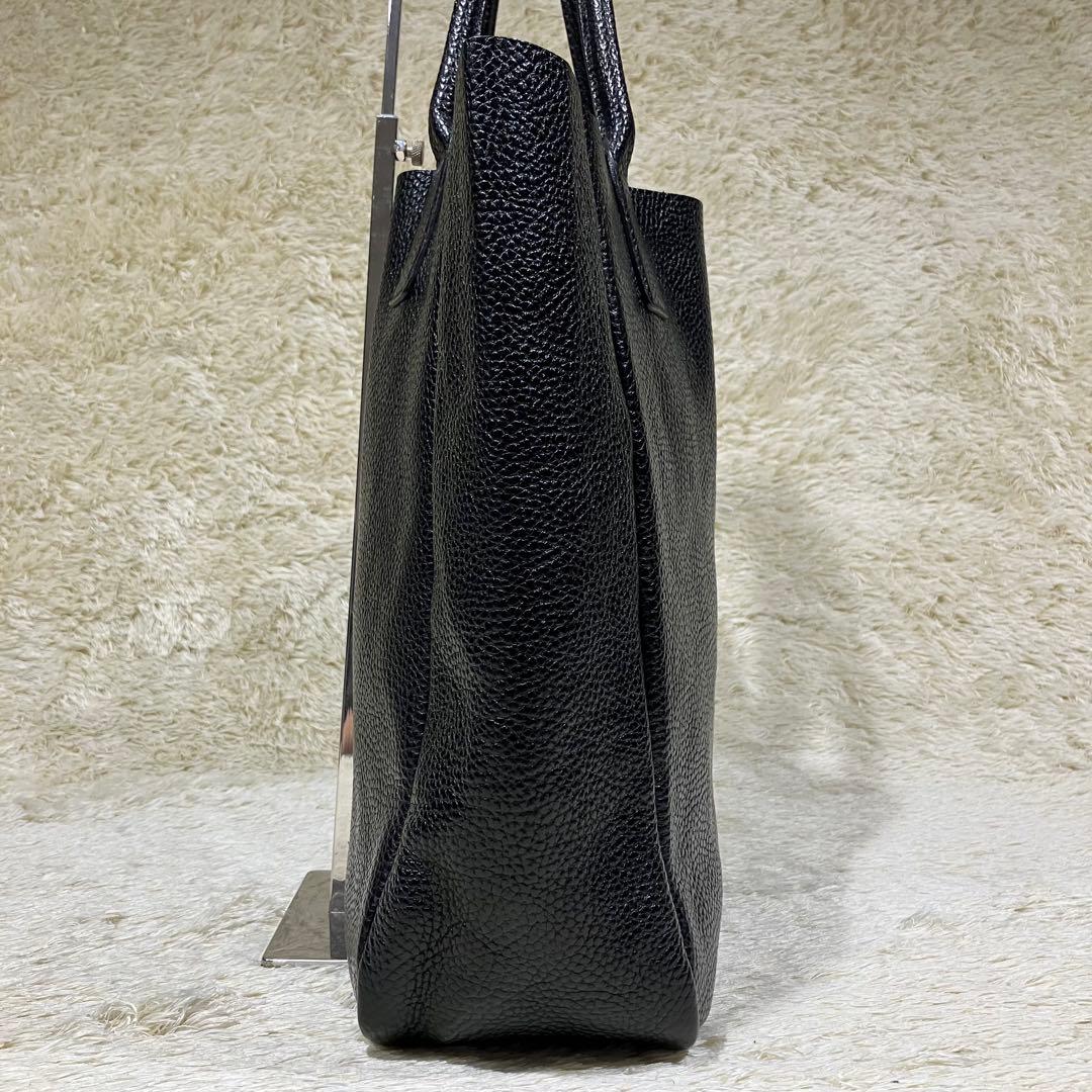 【美品】 ILBISONTE イルビゾンテ トートバッグ レザー ブラック