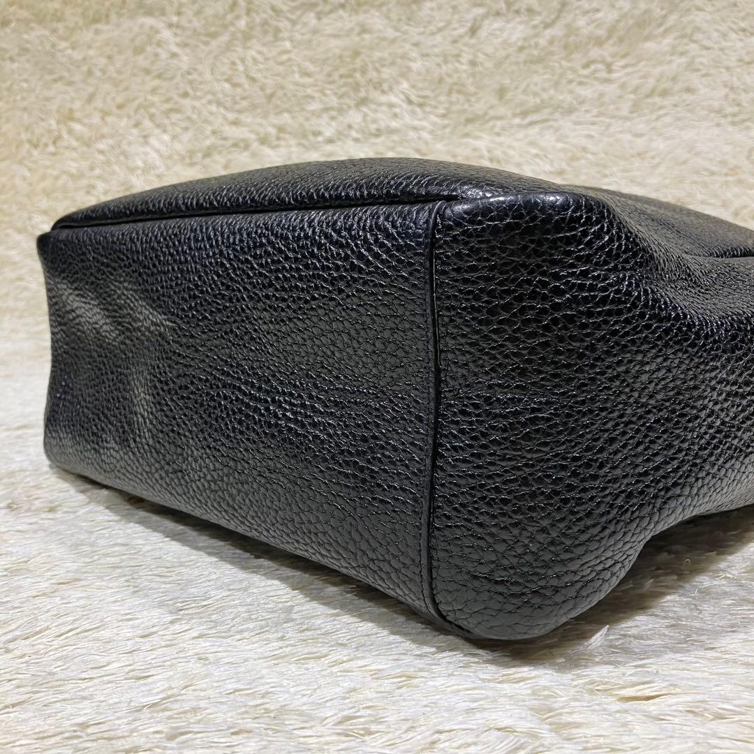 【美品】 ILBISONTE イルビゾンテ トートバッグ レザー ブラック