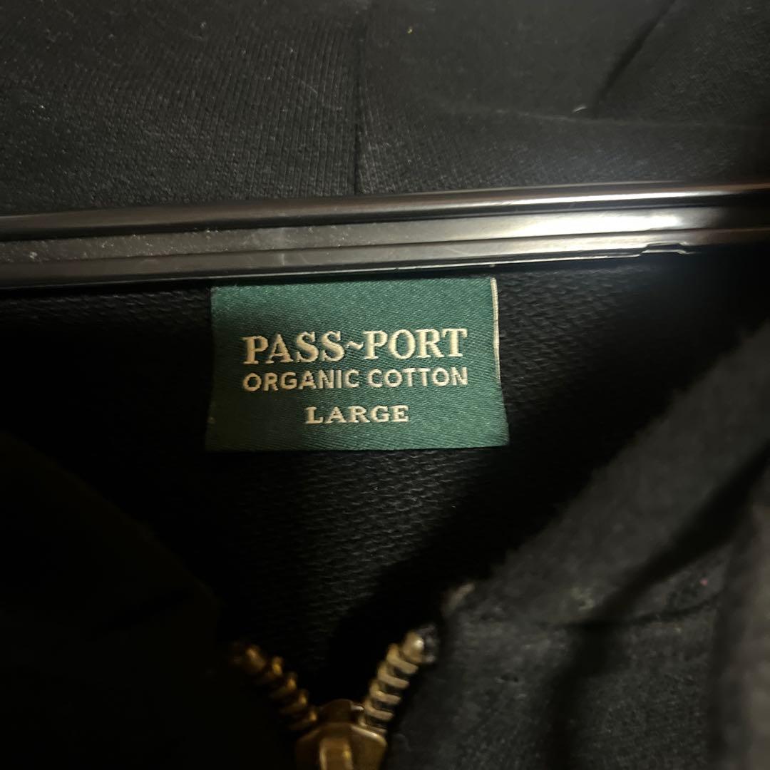 passport ジップパーカー ブラック 激レア