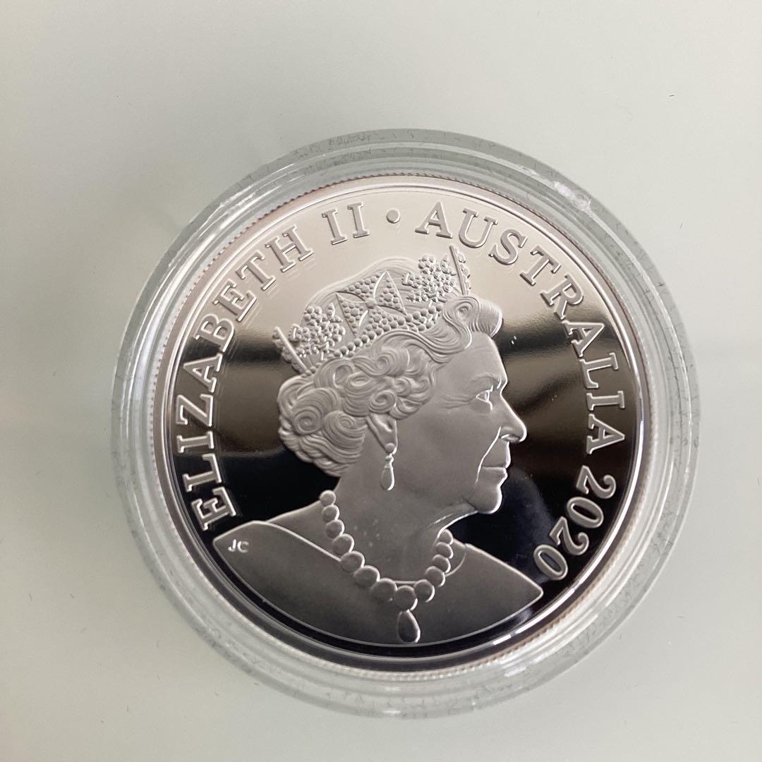 2020 オーストラリア　ナイリクタイパン5ドル銀貨　1オンス　現物資産　純銀