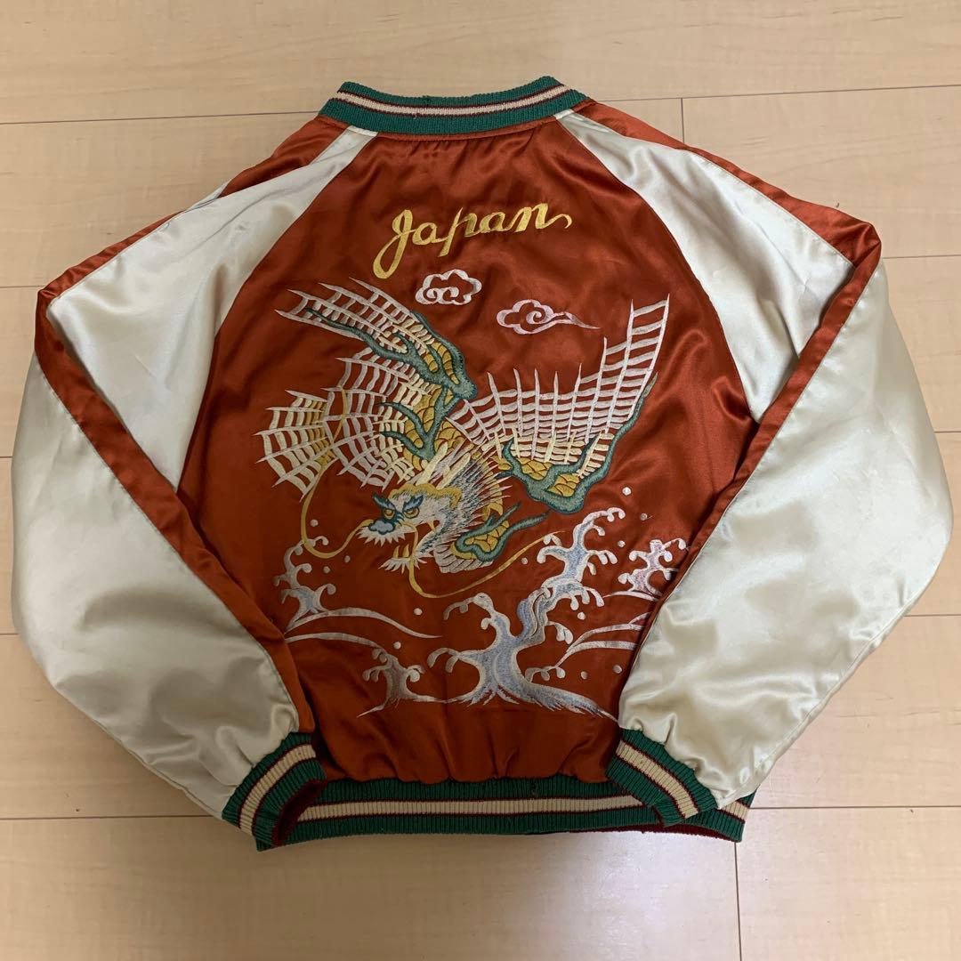 【希少】TAILOR 東洋リバーシブル刺繍スカジャン サイズL 【着画あり】