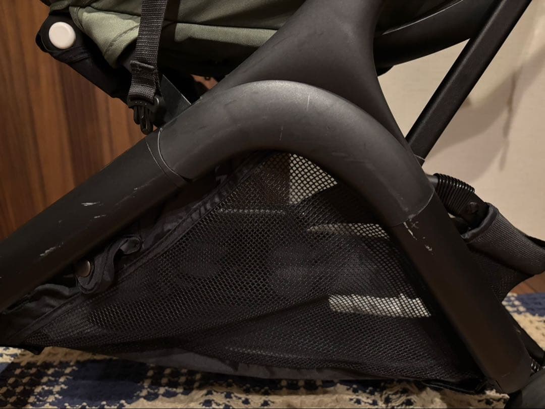 バカブー bagaboo バタフライ カーキ グリーン ベビーカーフック付き