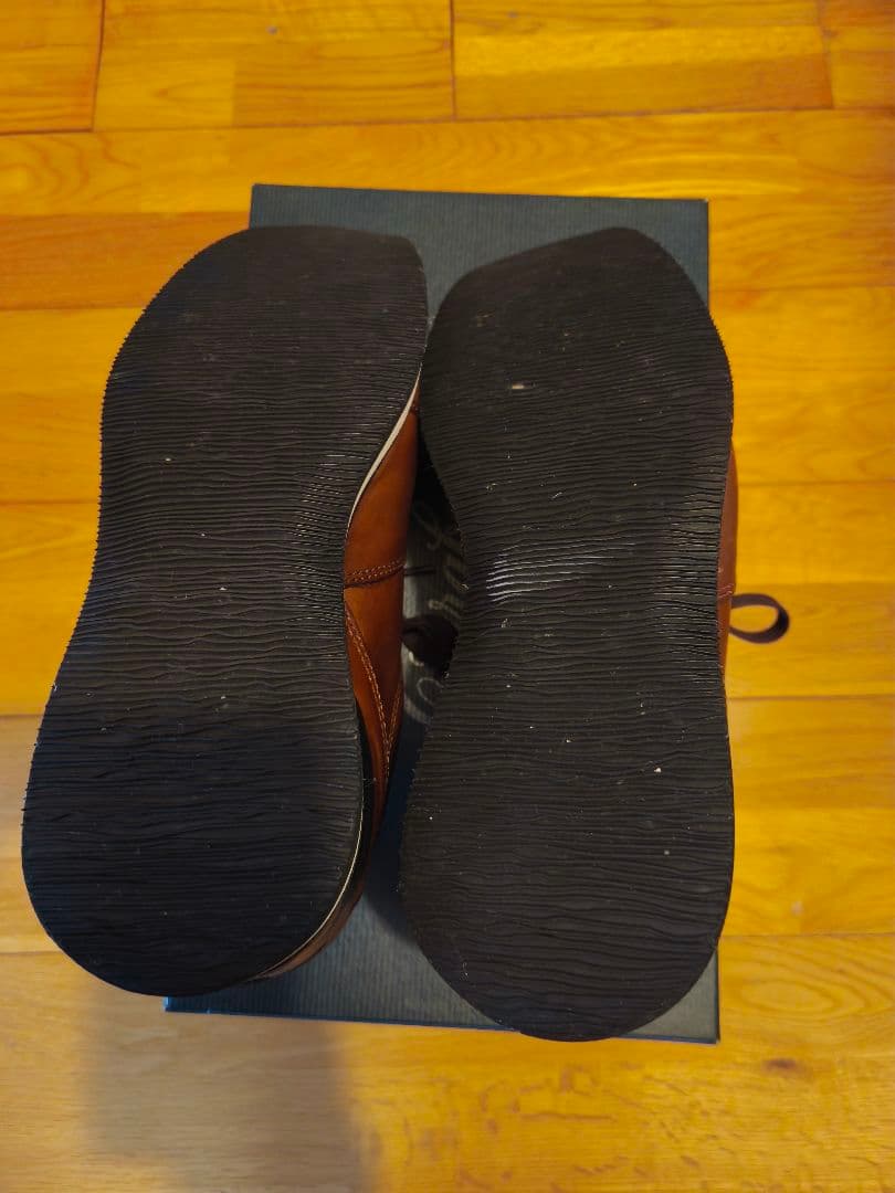 【美品】Paraboot PLAY- パラブーツ　ブラウン レザー スニーカー