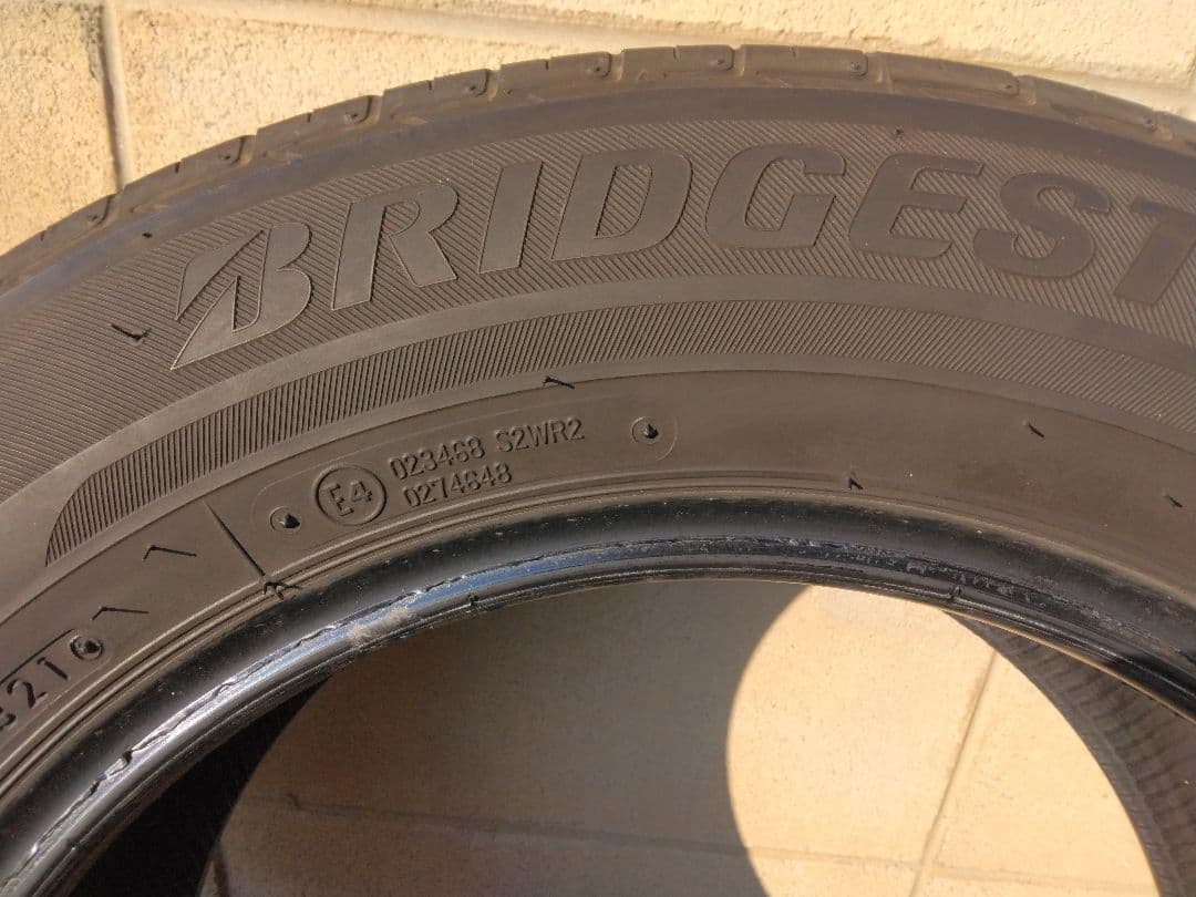 195/65R15 BS夏タイヤ4本中古セット　2021年製