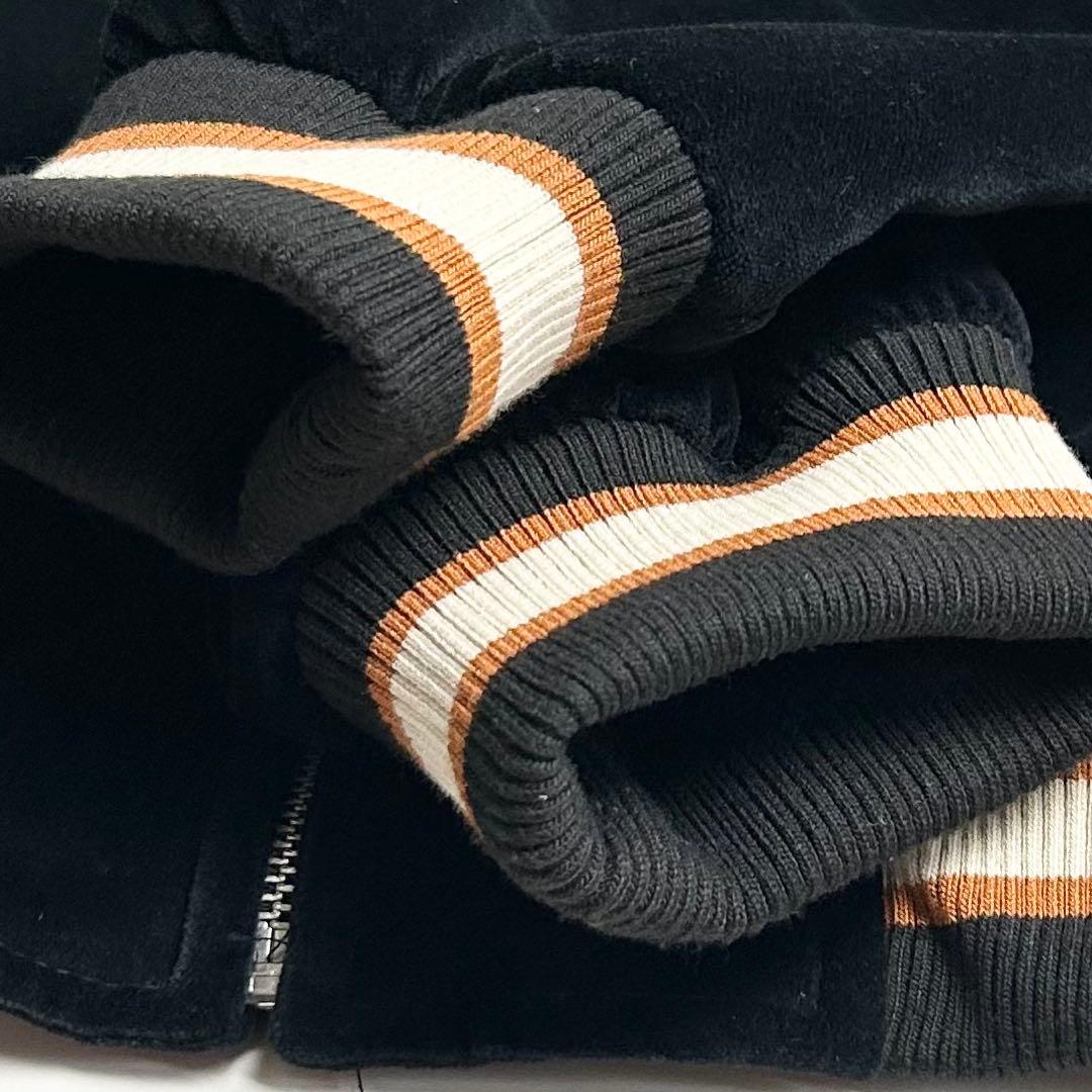 【希少/美品】朧(OBORO)狼刺繍別珍スカジャン/和柄/華鳥風月/黒/XXL