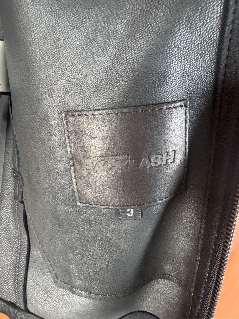 ISAMU KATAYAMA BACKLASH レザーフードジャケット　美品