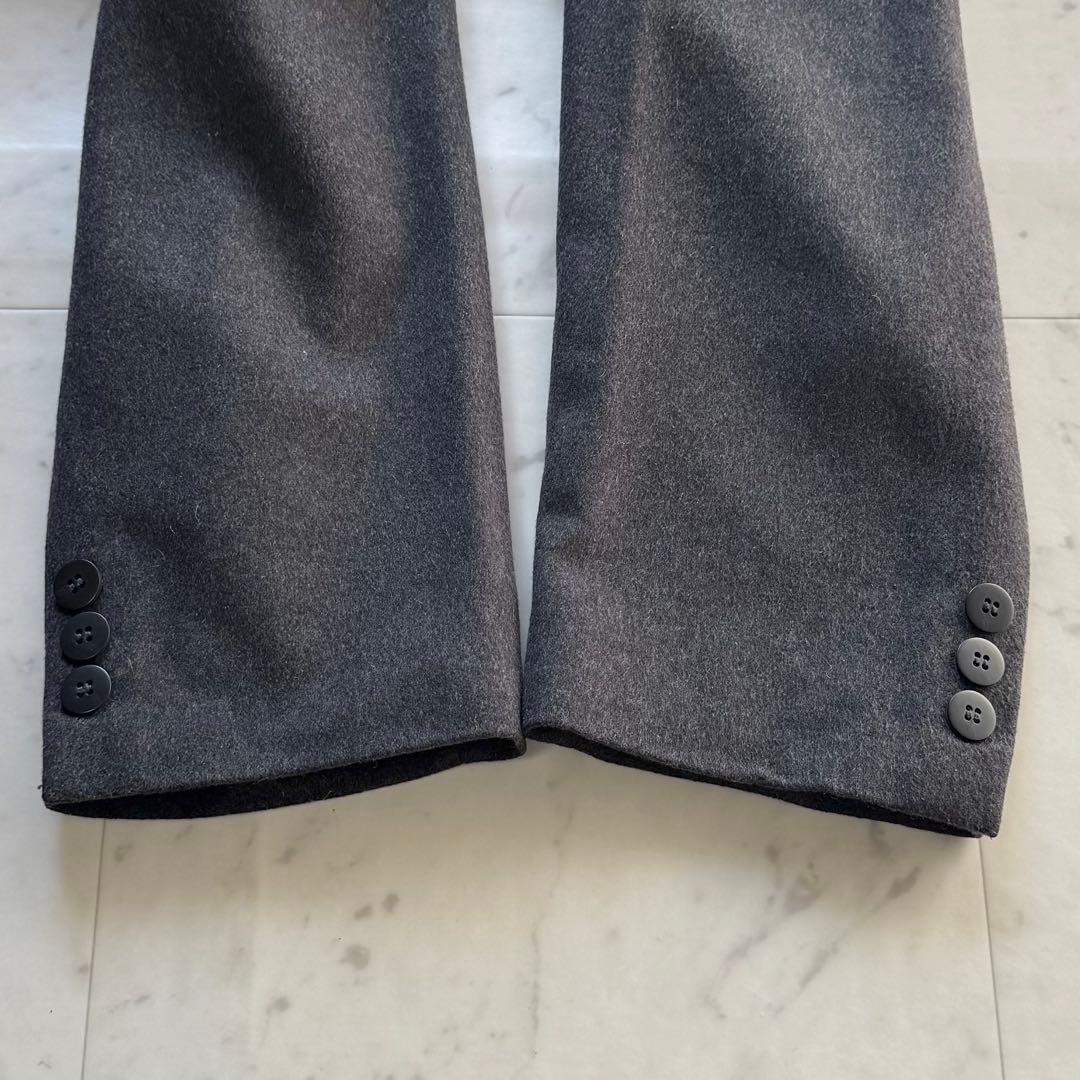 美品 Wind Armor ダブルチェスターコート カシミヤ100% L