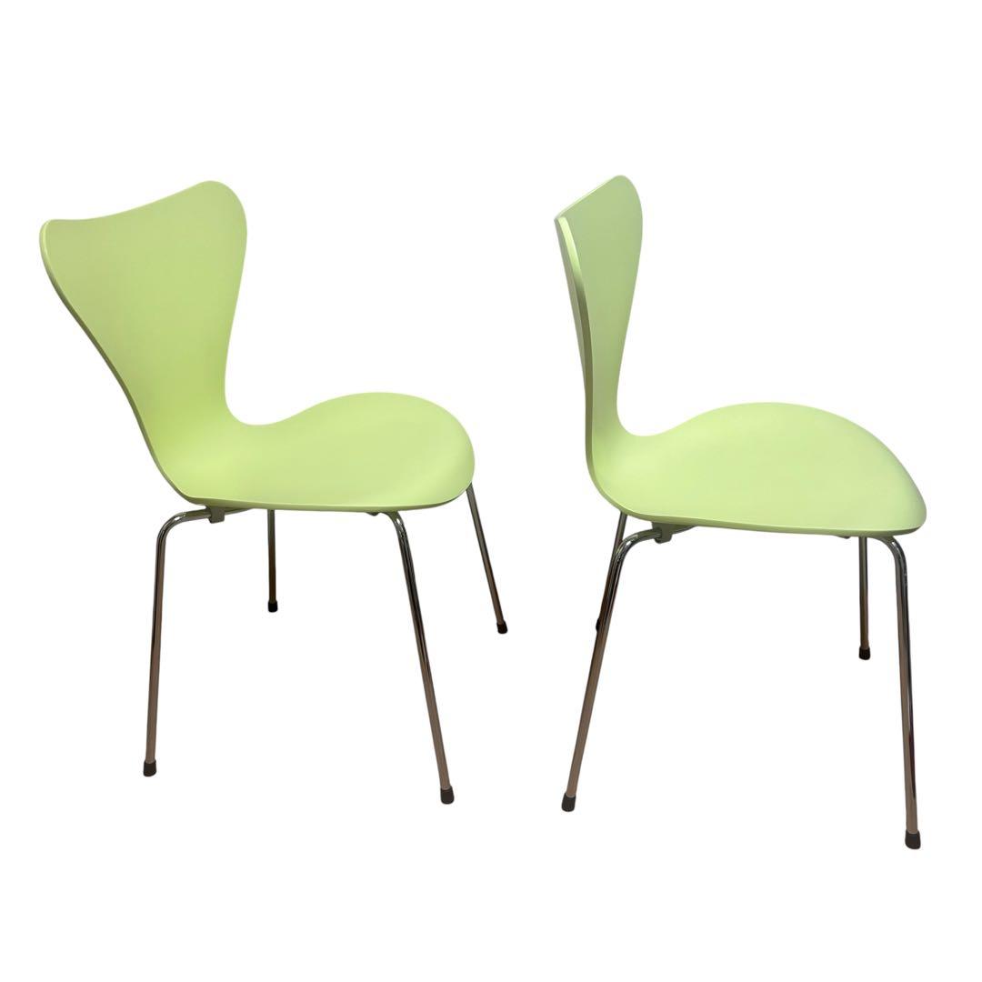 【希少廃盤カラー】 FRITZ HANSEN　セブンチェア　レモンライム