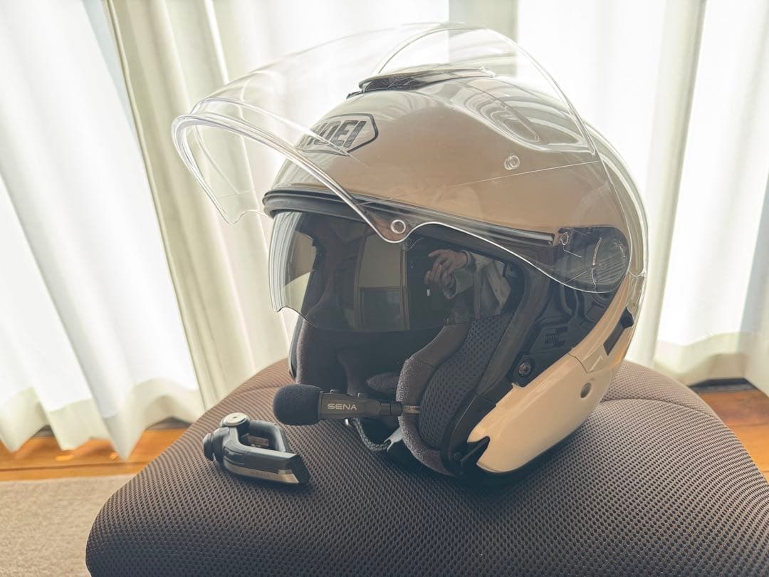SHOEI J-Cruise ジェットヘルメット　Mサイズ SENA インカム付