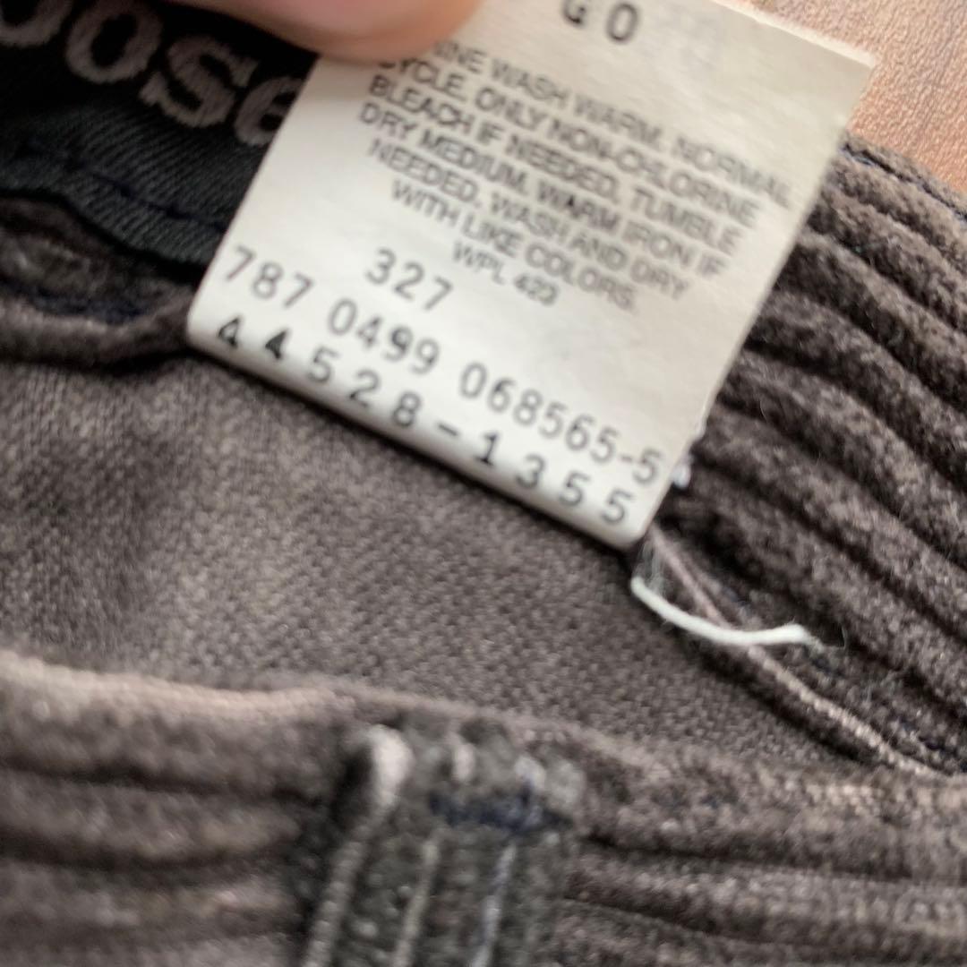 Levis silver tab コーデュロイパンツ 黒 太畝 30×30