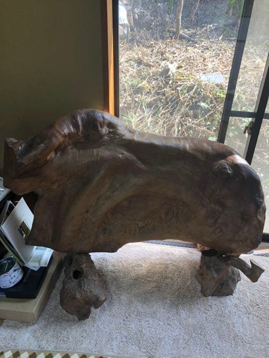 屋久杉 置物 珍しい 縦70×横130